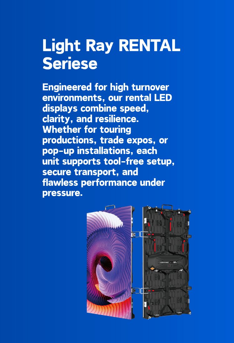 Rental LED – LIGHT RAY
